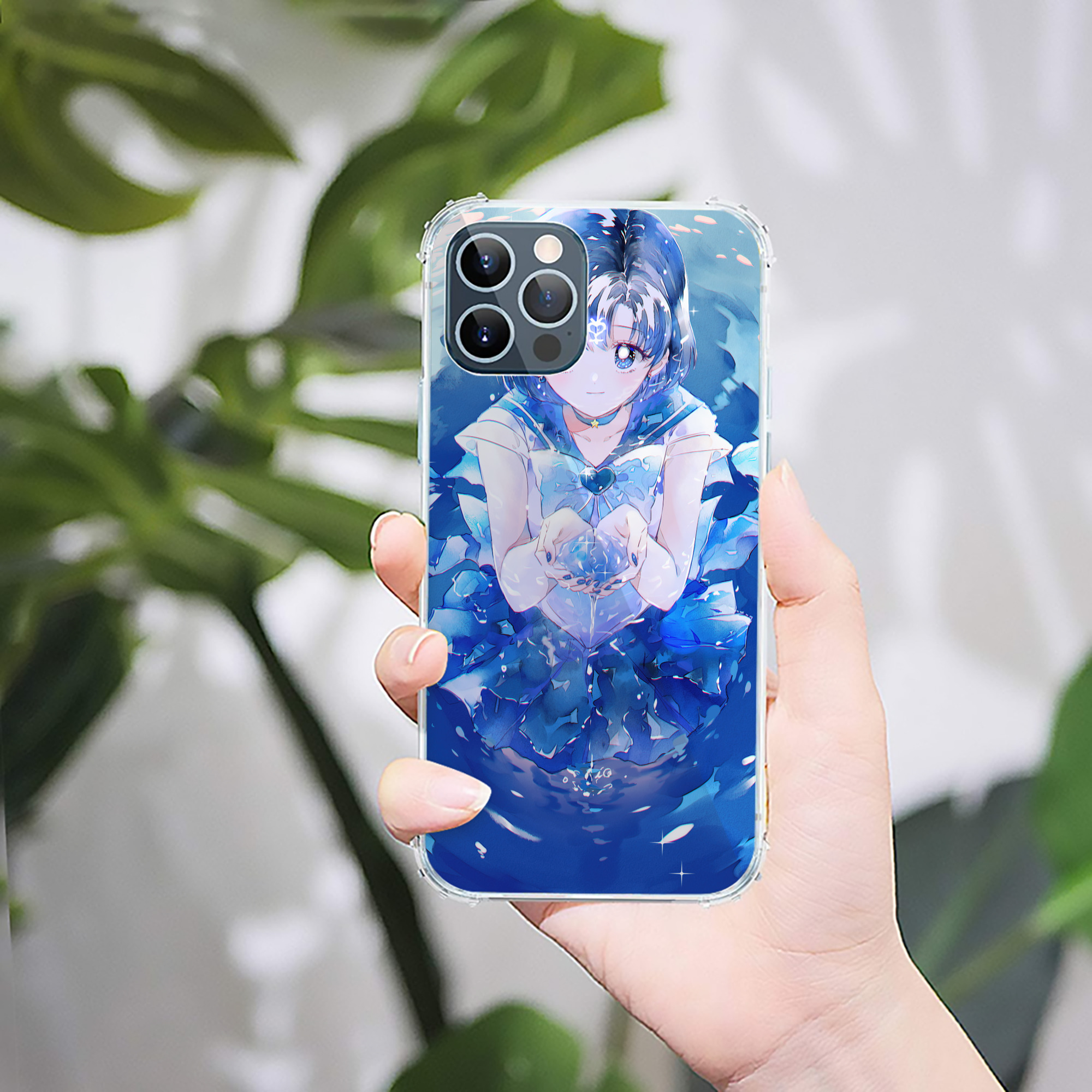 （画像用） 美少女戦士セーラームーン Sailor Moon 【iPhone 12シリーズ対応】透明スマホケース（クリアソフトケース）
